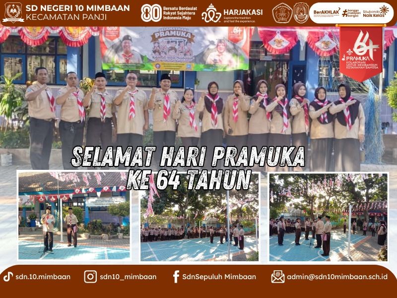 Peringatan Hari Pramuka ke 64 Tahun