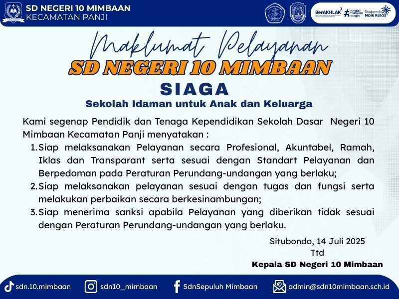 Maklumat Pelayanan