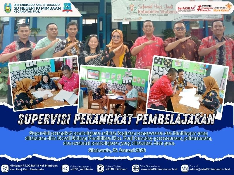SUPERVISI PERANGKAT PEMBELAJARAN